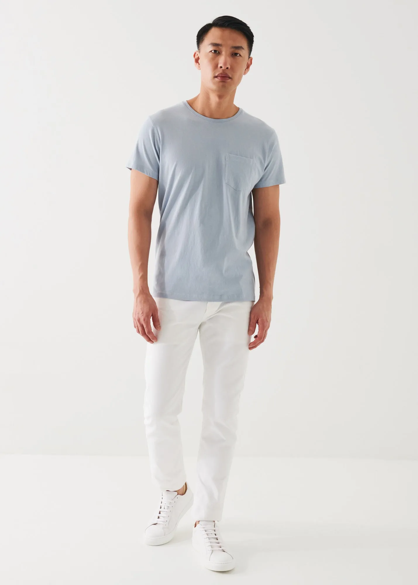 LIGHTWEIGHT PIMA COTTON POCKET T-SHIRT