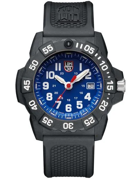 Luminox Mens Navy Seal Trident - Blue Dial - Carbon Case - 200m - Date