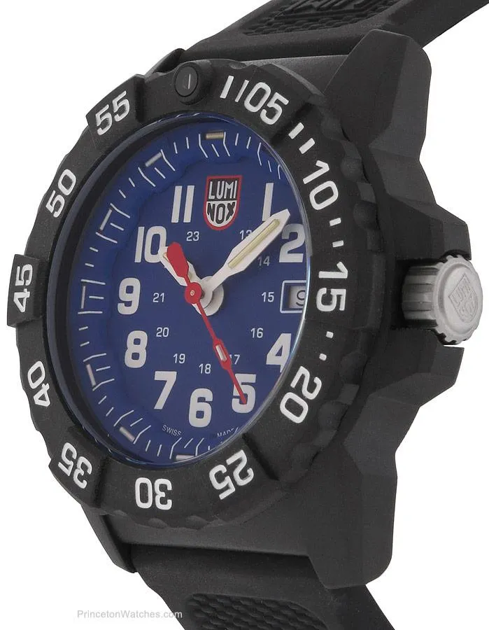 Luminox Mens Navy Seal Trident - Blue Dial - Carbon Case - 200m - Date