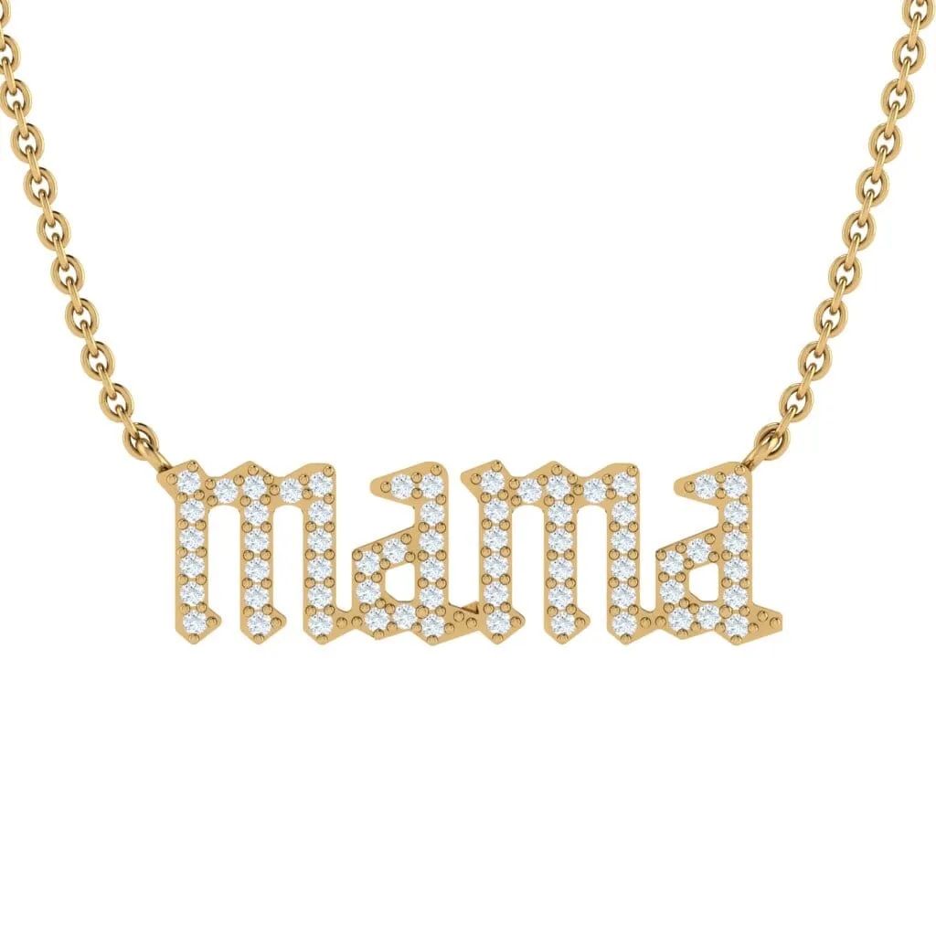 MAMA Diamond Necklace