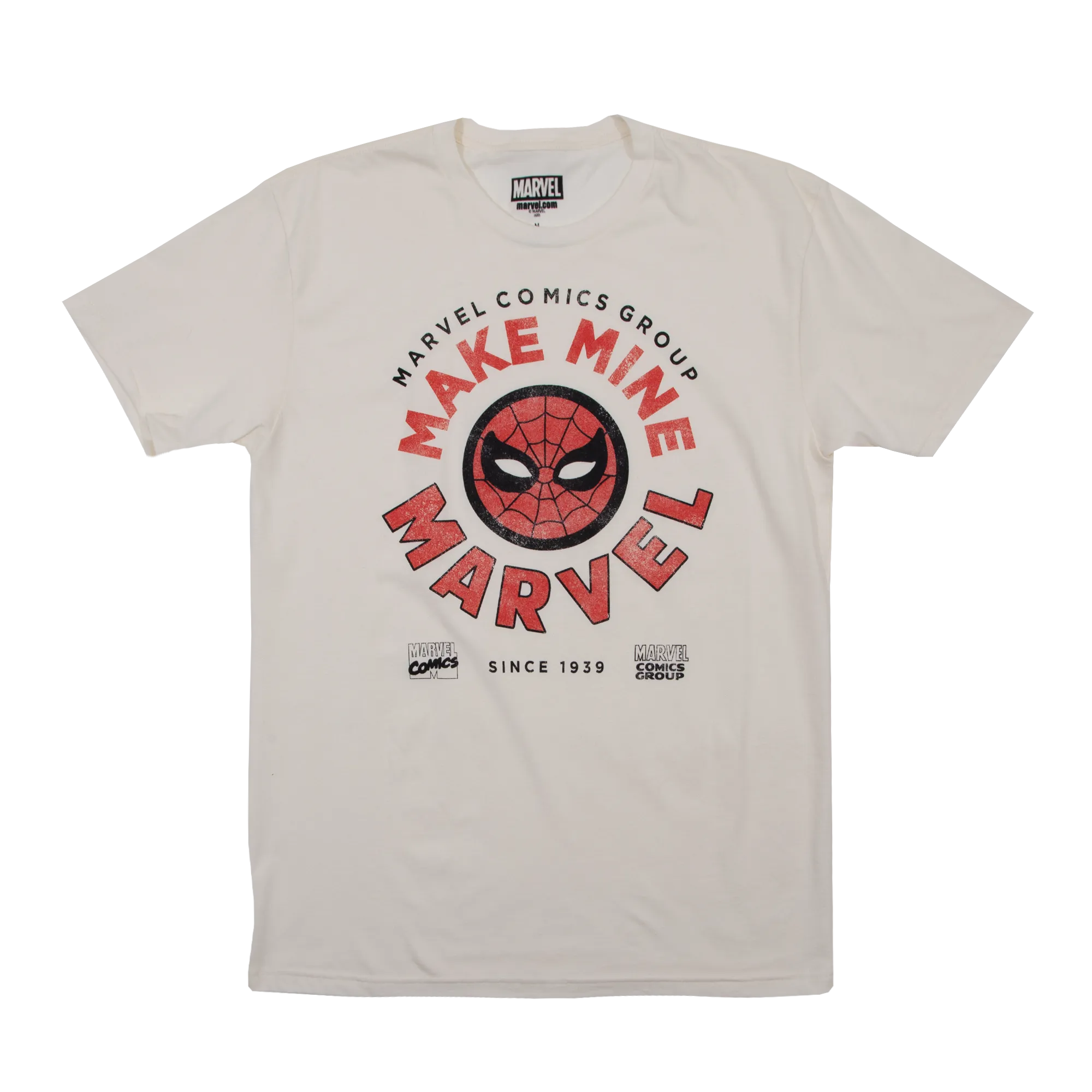 Marvel Comics Vintage Spidey Natural Tee