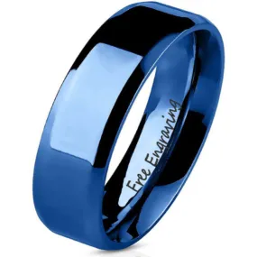 Men's Custom Engraved Wedding Ring - Personalized Handwriting Ring For Guy's