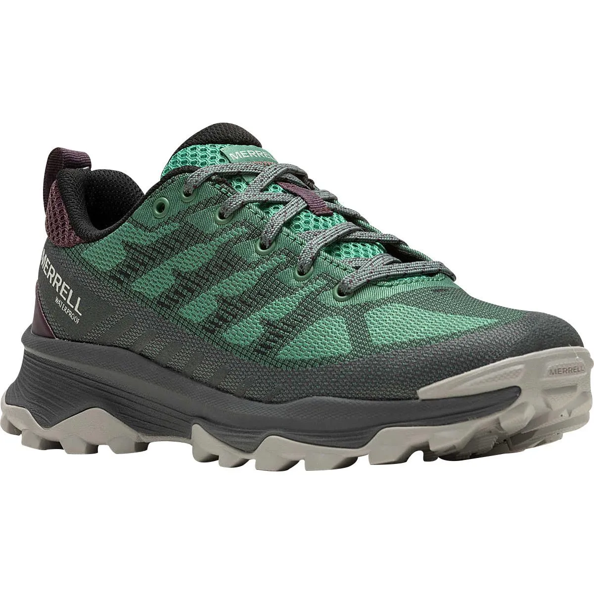 Merrell Speed Eco Waterproof Womens Walking Shoes - Green