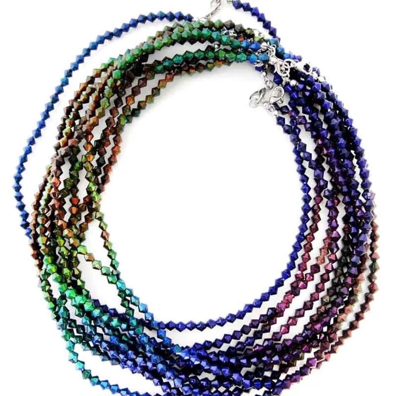 Mirage-5mm Bicone Necklace-Color Changing-Quantity 1