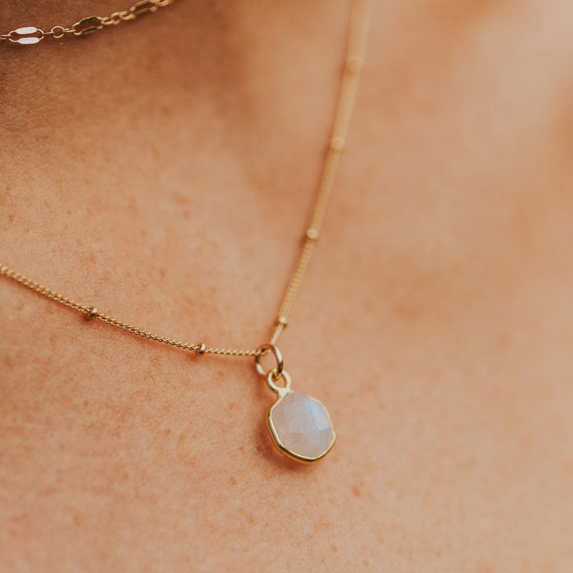 Moonstone Gemstone Necklace