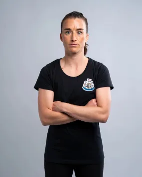 Newcastle United Women's Black Terrace Crest T-Shirt