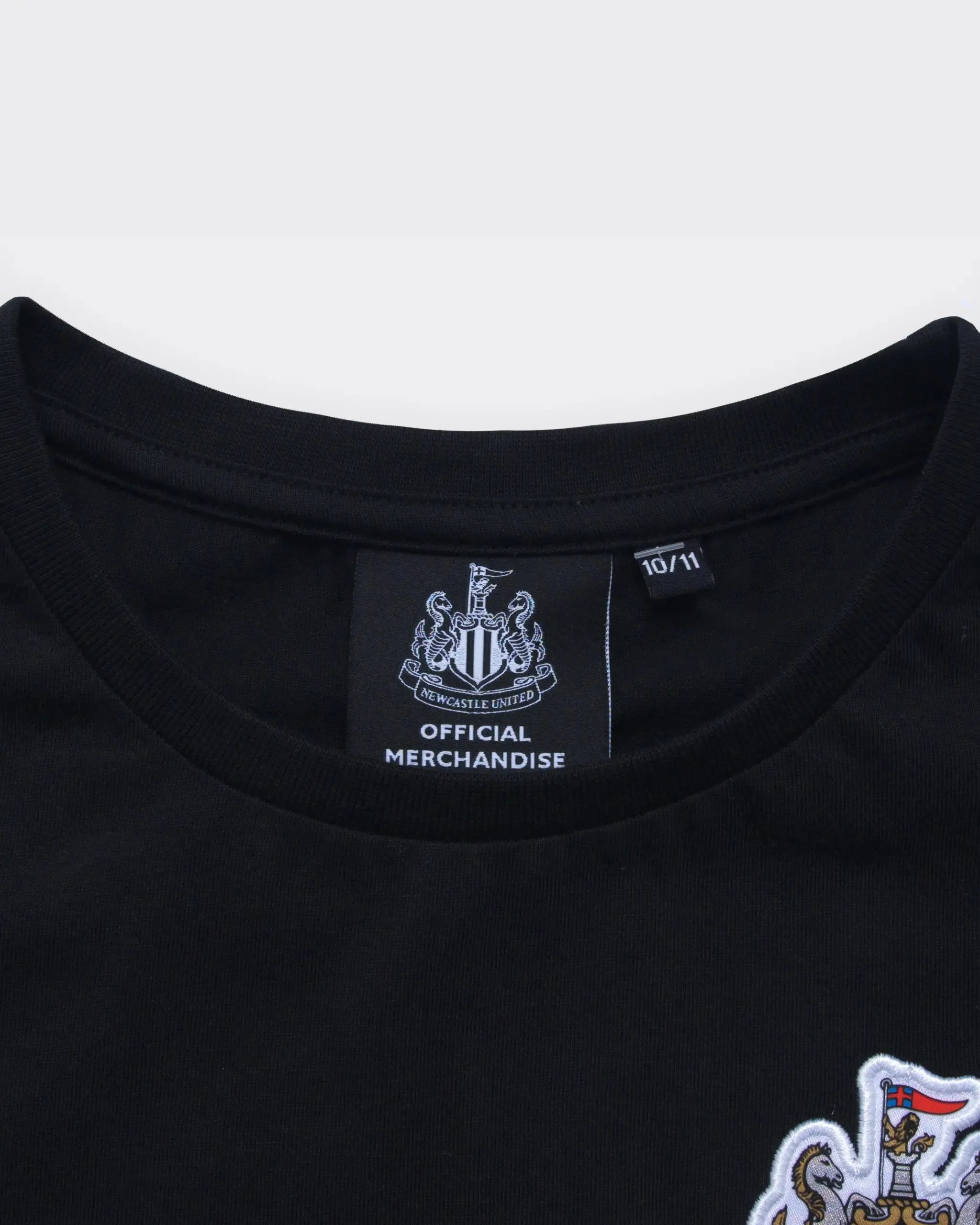 Newcastle United Women's Black Terrace Crest T-Shirt