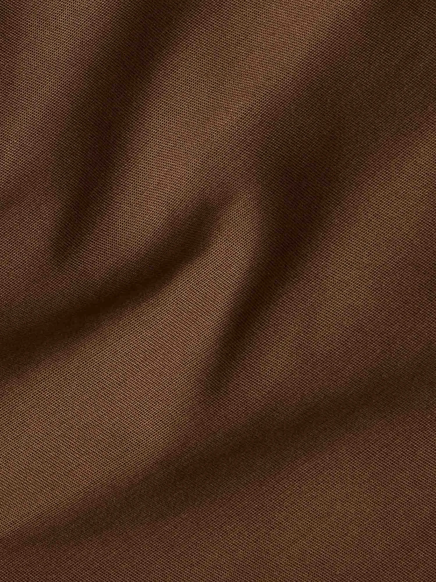 Organic Cotton Regular Fit Trouser—chestnut brown