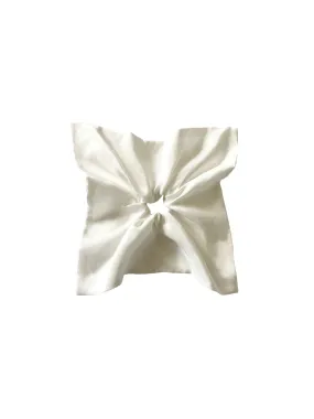 Pearl Silk Scarf Scrunchie