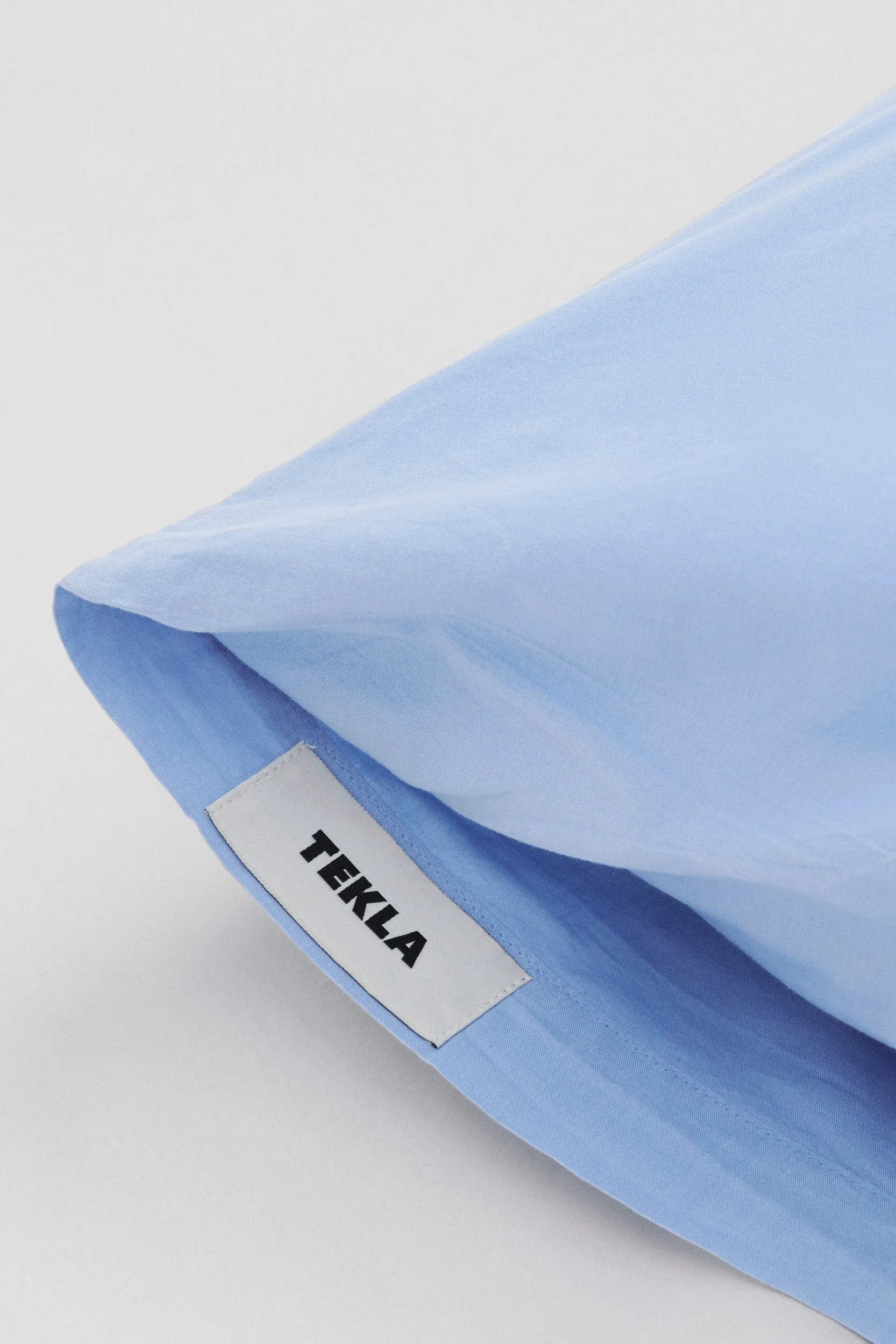 Percale Pillowcase Island Blue