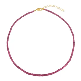 Pink Sapphire Necklace