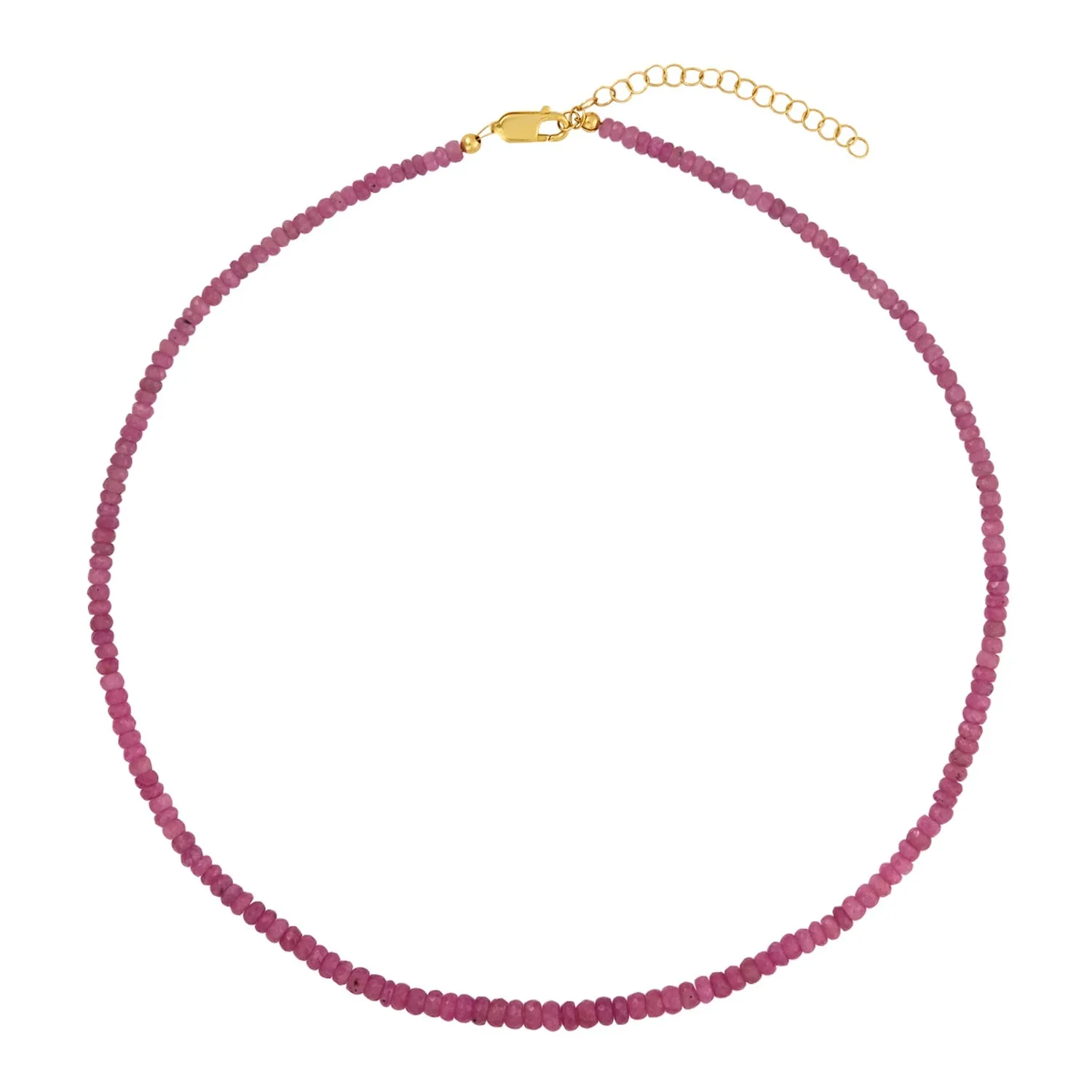 Pink Sapphire Necklace