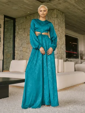 Rahma Dress - Zeen Teal