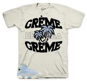 Retro 13 Celestine Blue Creme Shirt