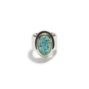 Spiderweb Turquoise Ring