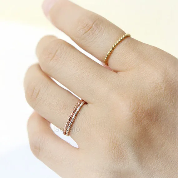 Sterling silver Twist Ring