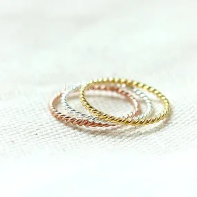 Sterling silver Twist Ring