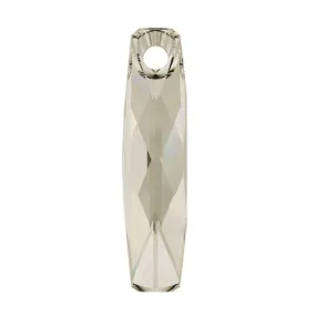 Swarovski 20mm Column Pendant - Crystal Silver Shade (1pc)