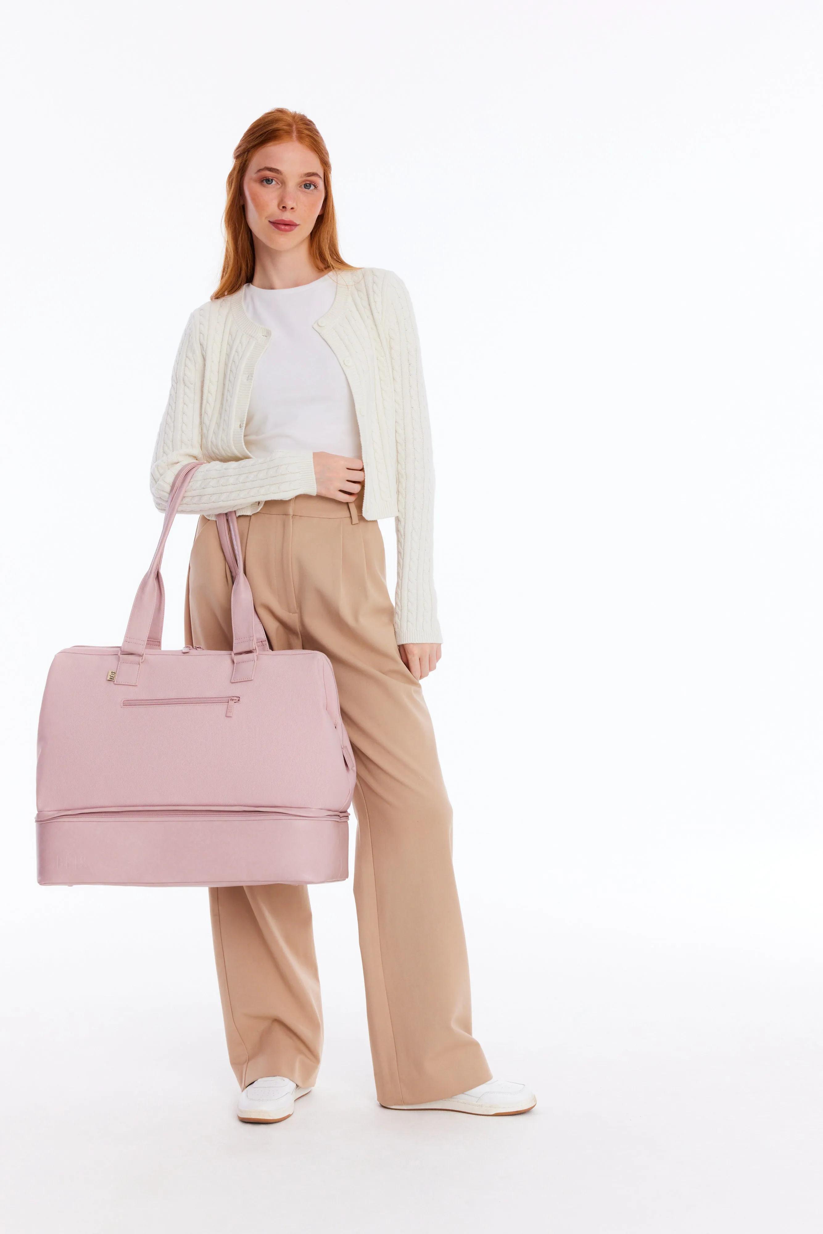 The Convertible Weekender in Atlas Pink