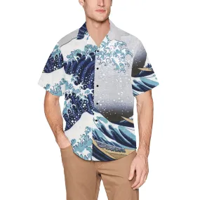 THE GREAT WAVE OFF KANAGAWA Hawaiian Shirt with Chest Pocket