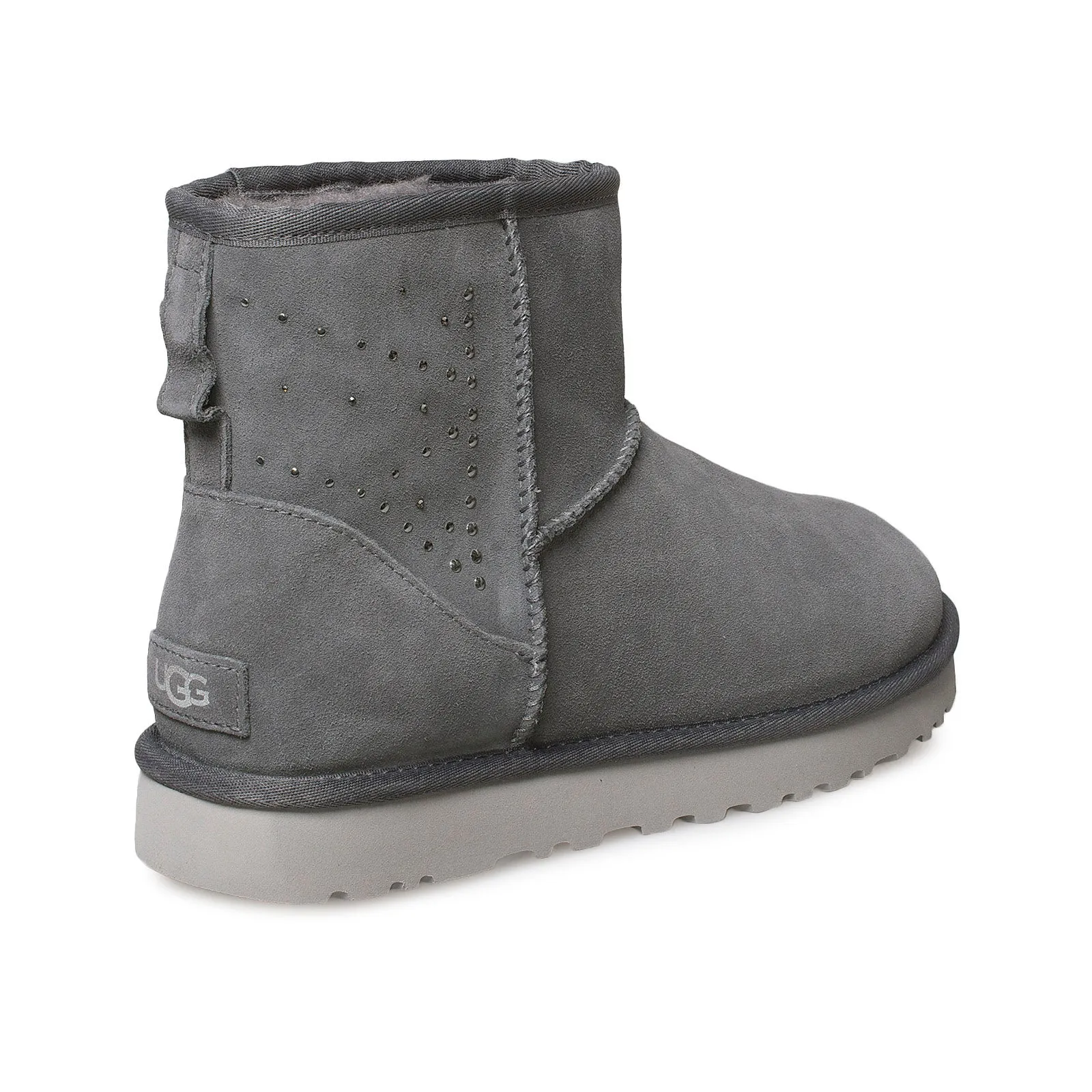 UGG Classic Mini II Studded Charcoal Boots - Women's